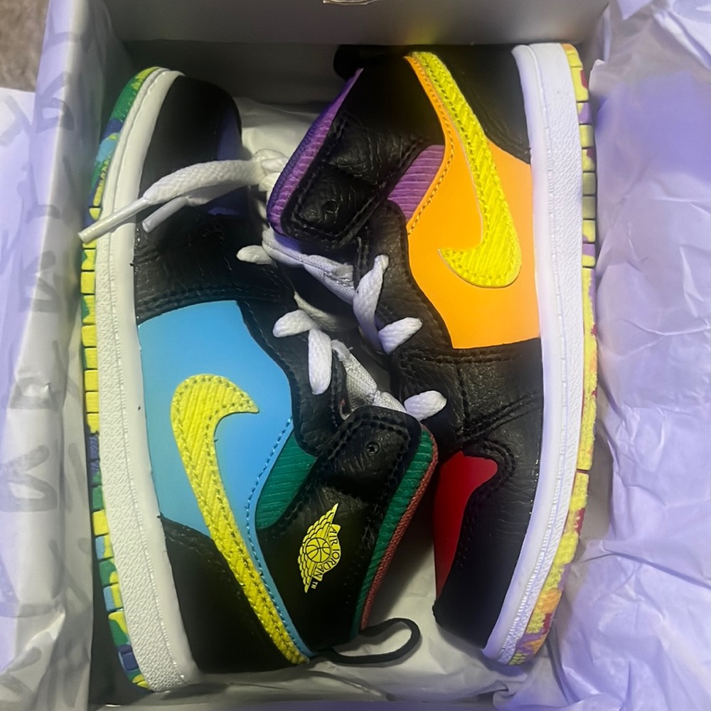 Jordan 1 mid SS championship toddler